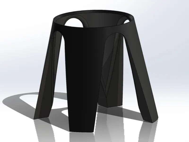 Minimalist Dog or Cat Food Bowl Stand