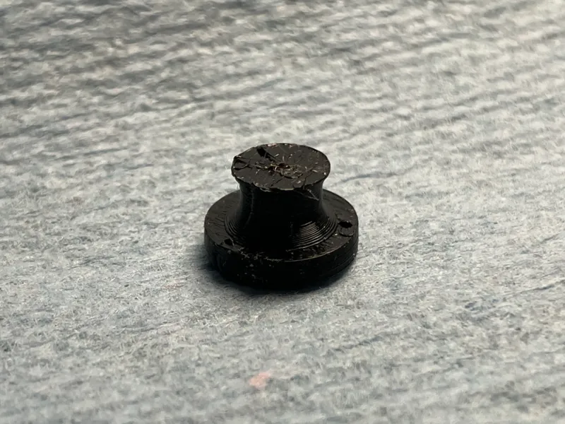Back for novelty ceramic pins or earrings