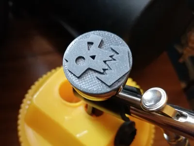 Orky Airbrush cup lid - Harder & Steenbeck Ultra