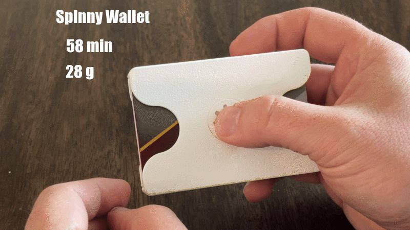 KISS Wallet - fidget spinner wallet