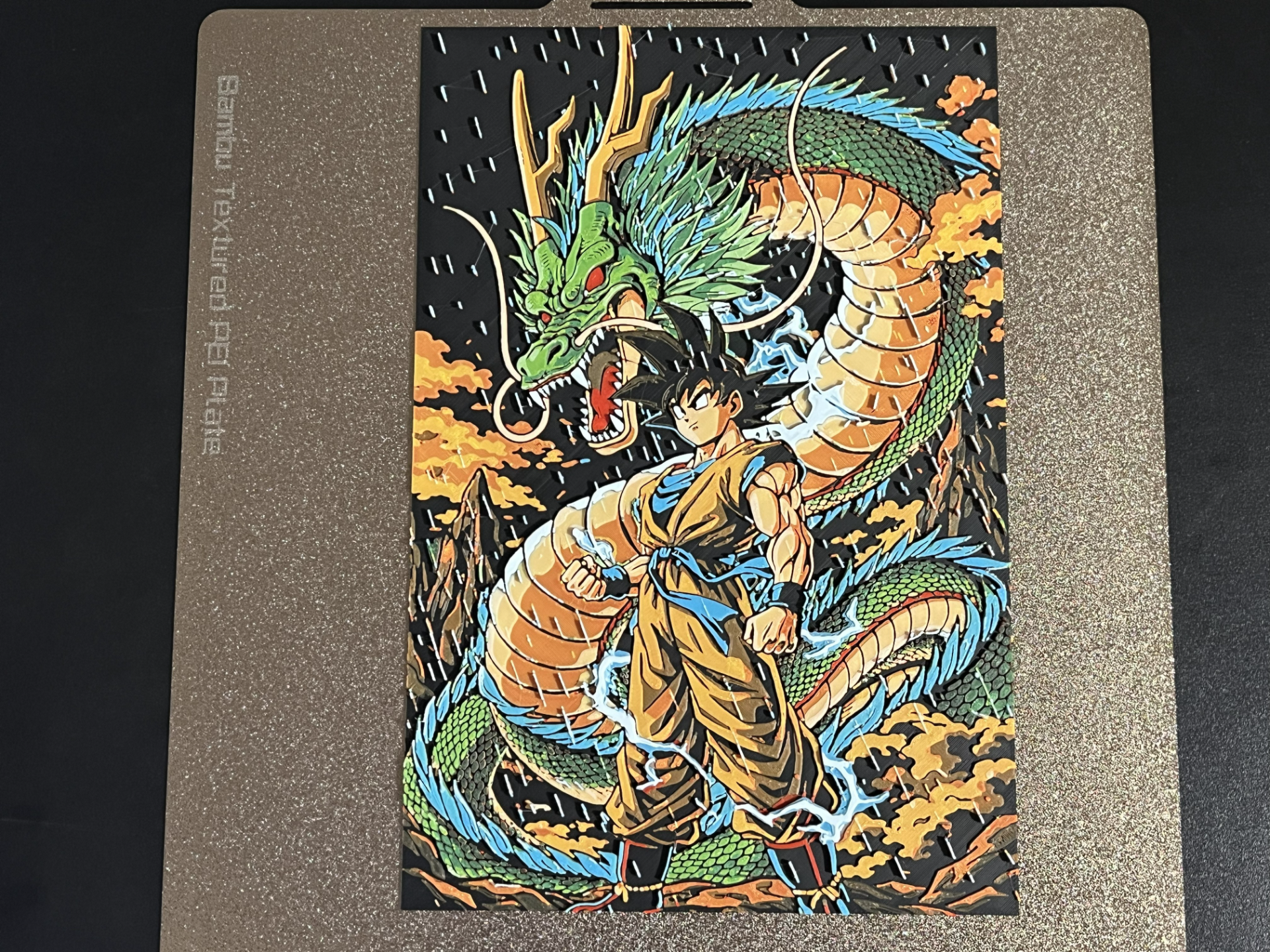 Goku and Shenlong DragonBall Hueforge - 1