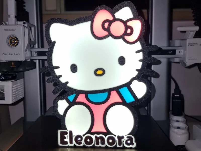 Hello kitty con nome Eleonora
