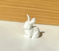 CUTE LOW-POLY Easter Bunny 2g of filament