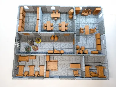 Dnd modular dungeon - Furniture