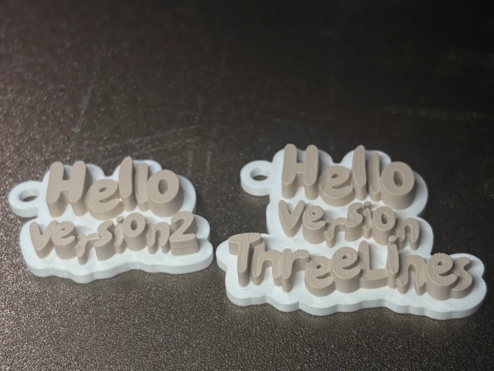 Customizable Wavy NameTag Ver 2: Choose 1-3 lines - Free 3D Print Model ...