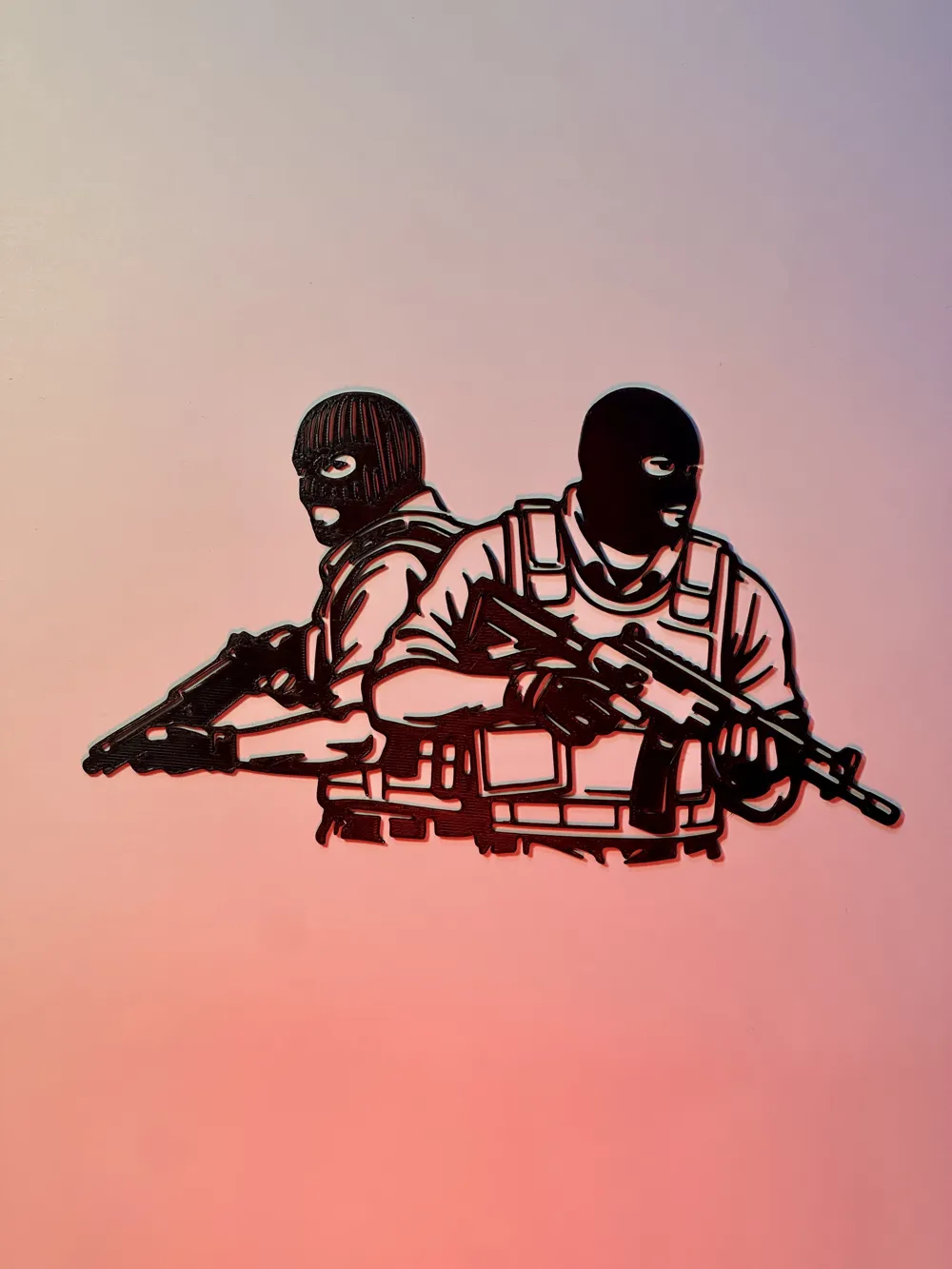 T CSGO/CS2 Wall Art - Free 3D Print Model - MakerWorld