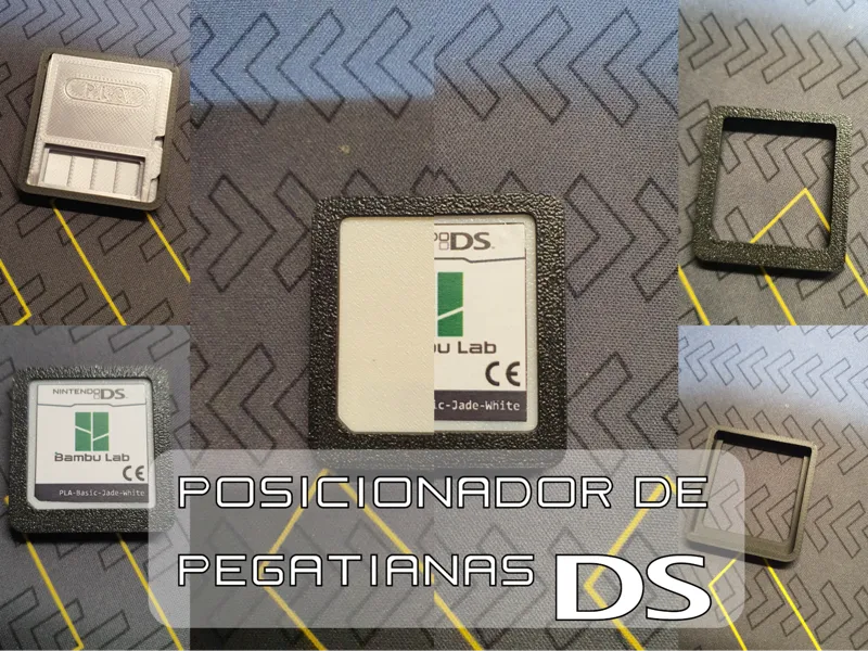 Posicionador de pegatinas DS Carts