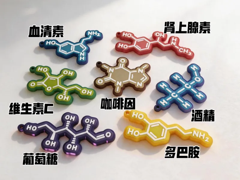 有趣的化学分子挂件（合集）