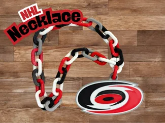 NHL Teams Chain Necklace - Carolina Hurricanes