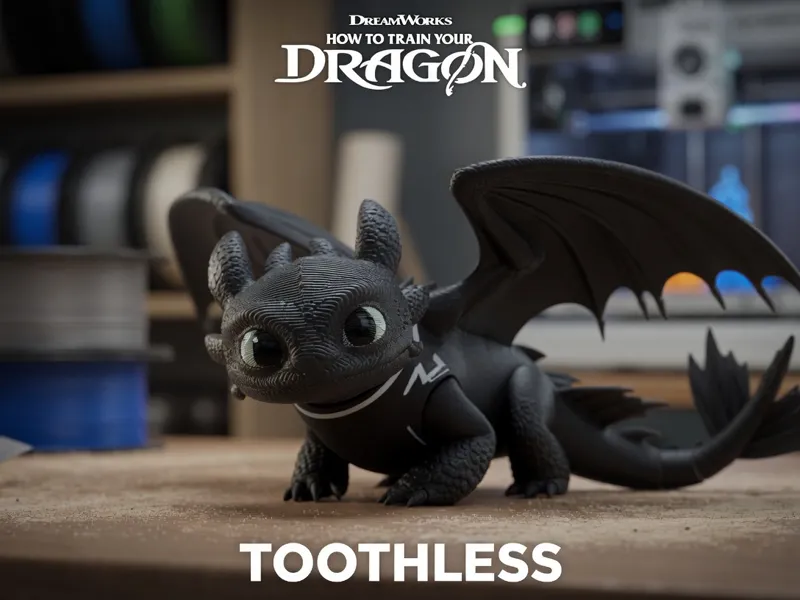 Toothless figure