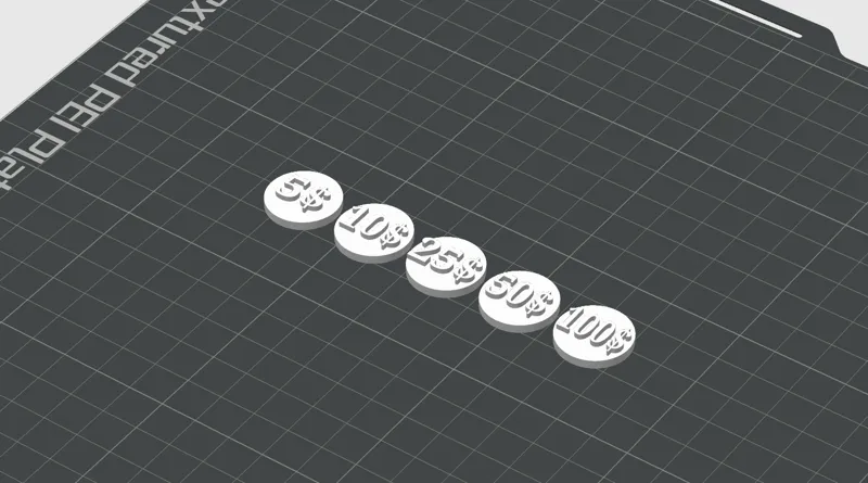 Poker Chips With Dollar Values