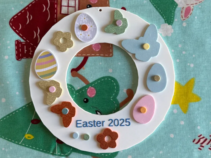 Blank Customisable Easter 2025 Wreath