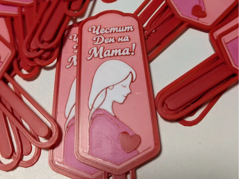 Mother's day bookmark