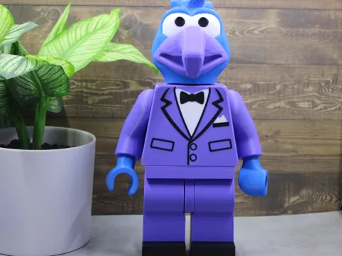 Letrero o emblema decorativo: 500% Brick – Gonzo — referencia de MakerWorld