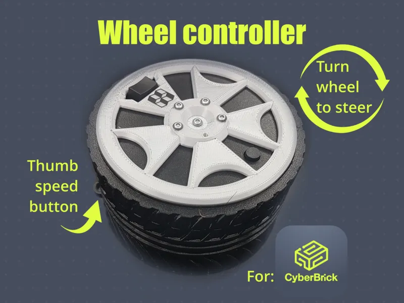 CyberWheel RC Controller – Wheel Remote CyberBrick