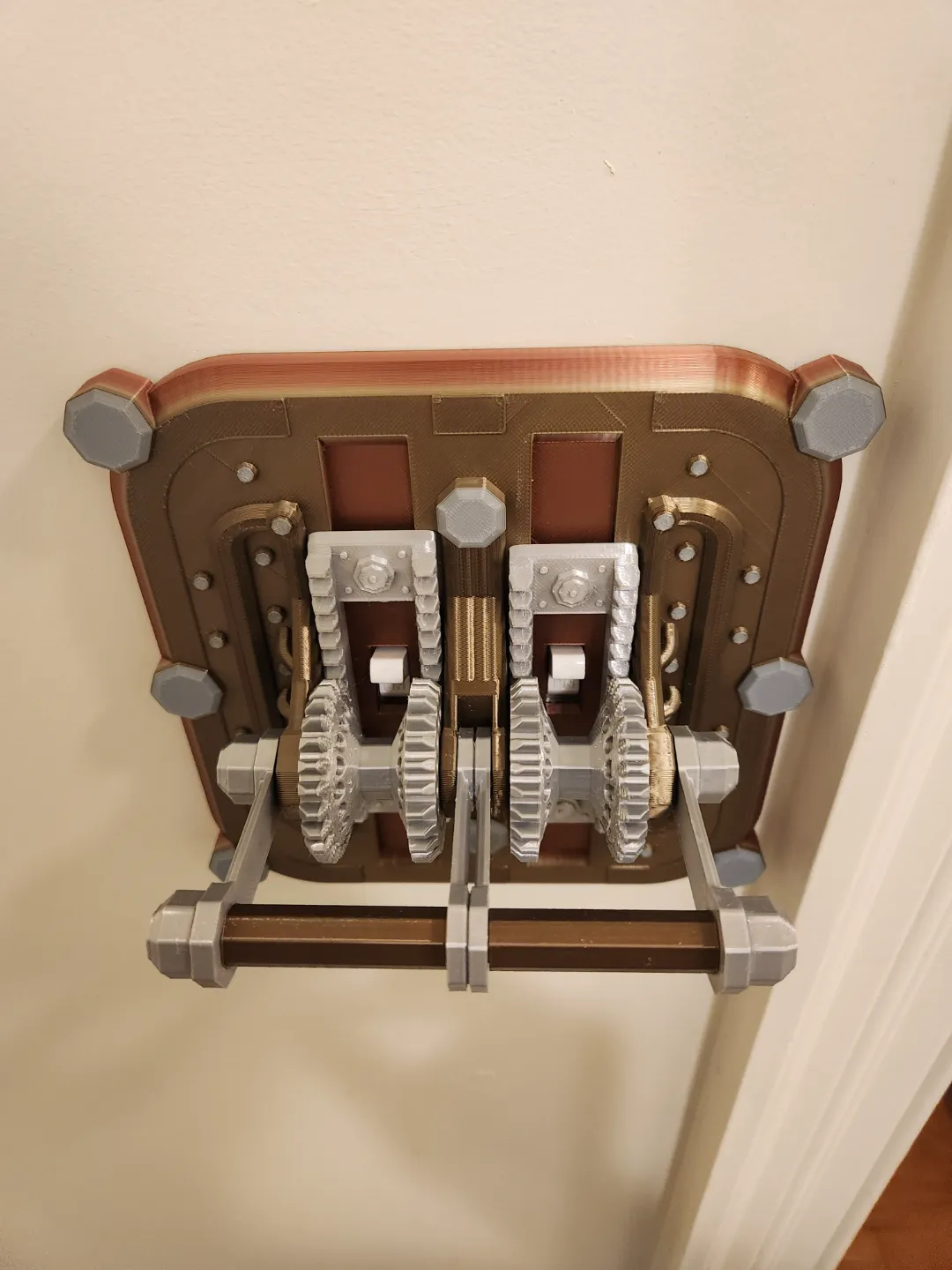 Double Mechanical Light Switch view 4