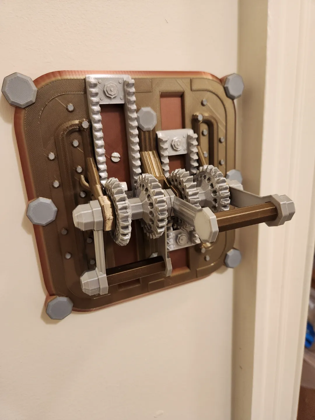 Double Mechanical Light Switch view 3