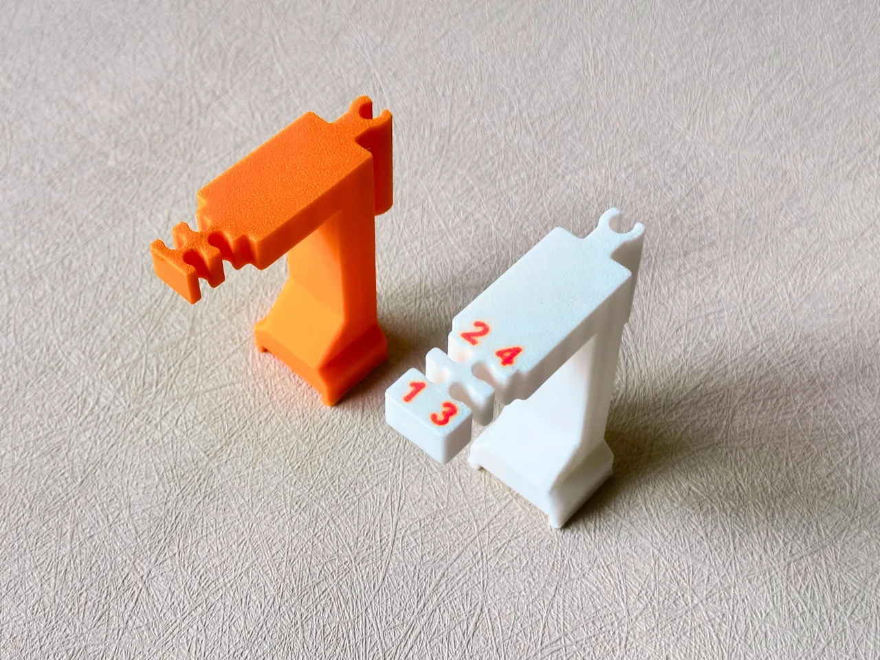 Numbered PTFE & Power Cable Guide for A1 Series view 3