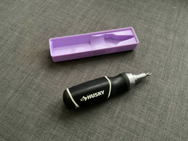 Husky Ratcheting Screwdriver Gridfinity Storage