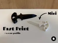 Shadow Dagger - Fast Print - Standard & Mini - 0.2mm