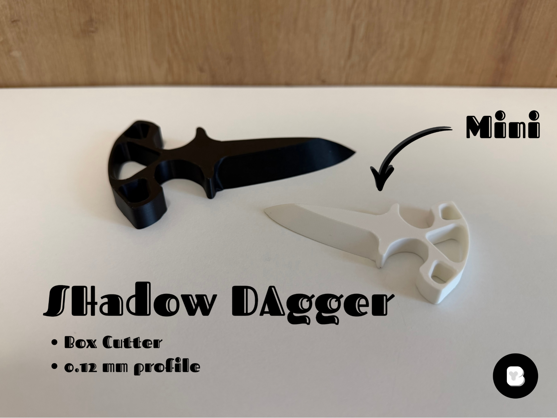 Shadow Dagger – Box Cutter (Standard & Mini)