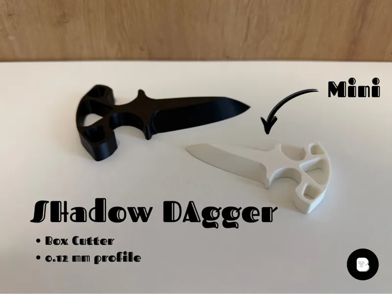 Shadow Dagger – Box Cutter (Standard & Mini)