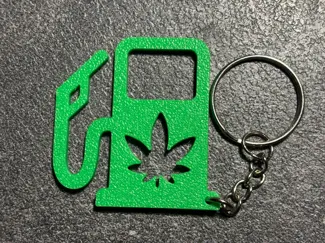 Cannabis keychain