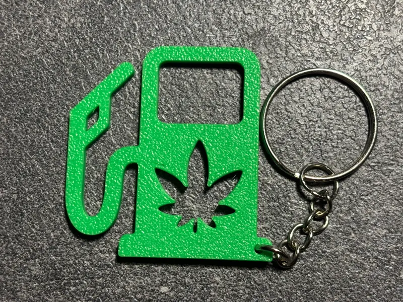 Cannabis keychain