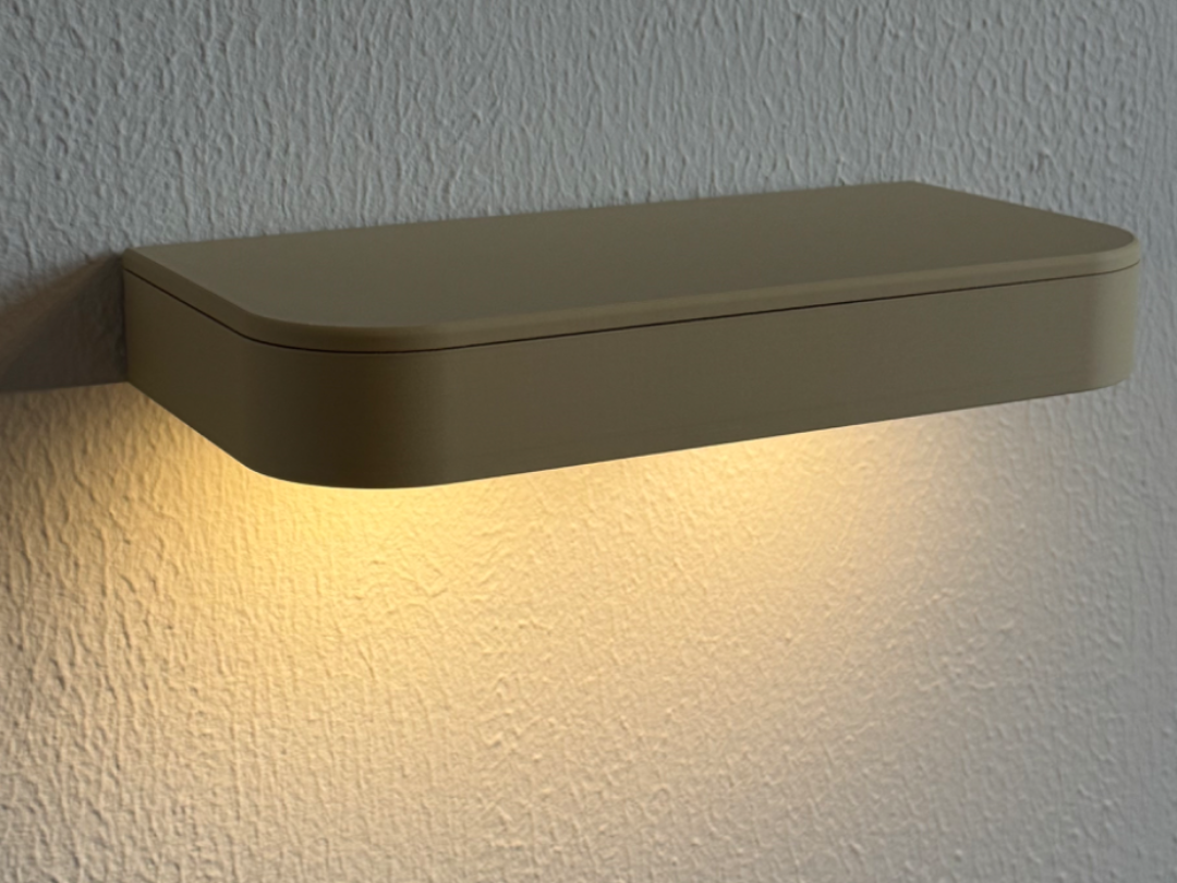 Dual LED Downlight (Battery) - Wall & Shelf Mount