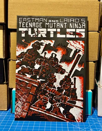 TMNT comic cover Mirage 1984 Hueforge