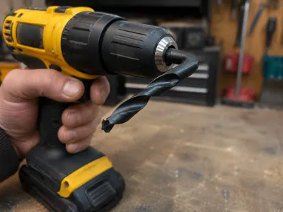 90º Angled Drill Bit for Impossible Corners