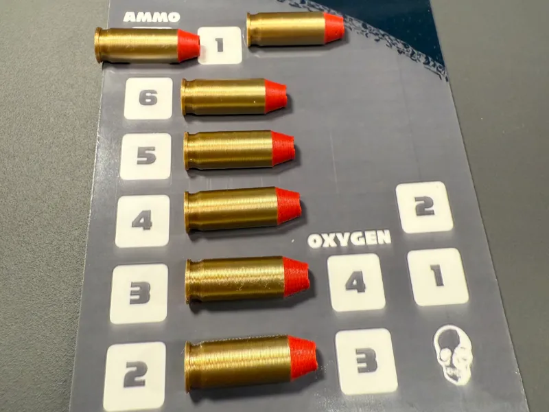 Bullet Ammo Tokens for Board, Tabletop & PNP Games