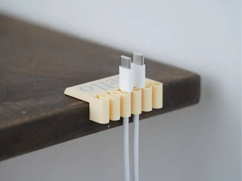 Table side data cable clamp Lite