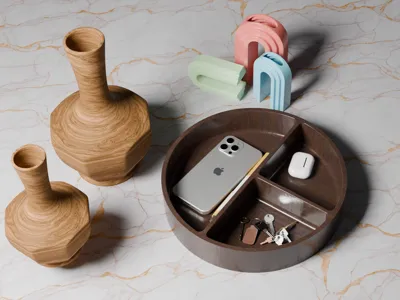 Modern Item Tray Circular