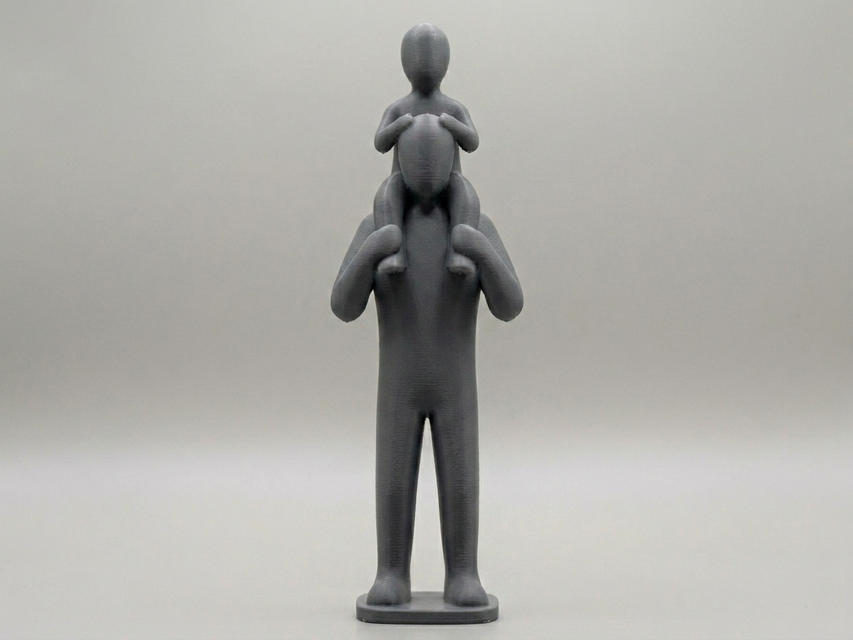 Father & Child Figurine