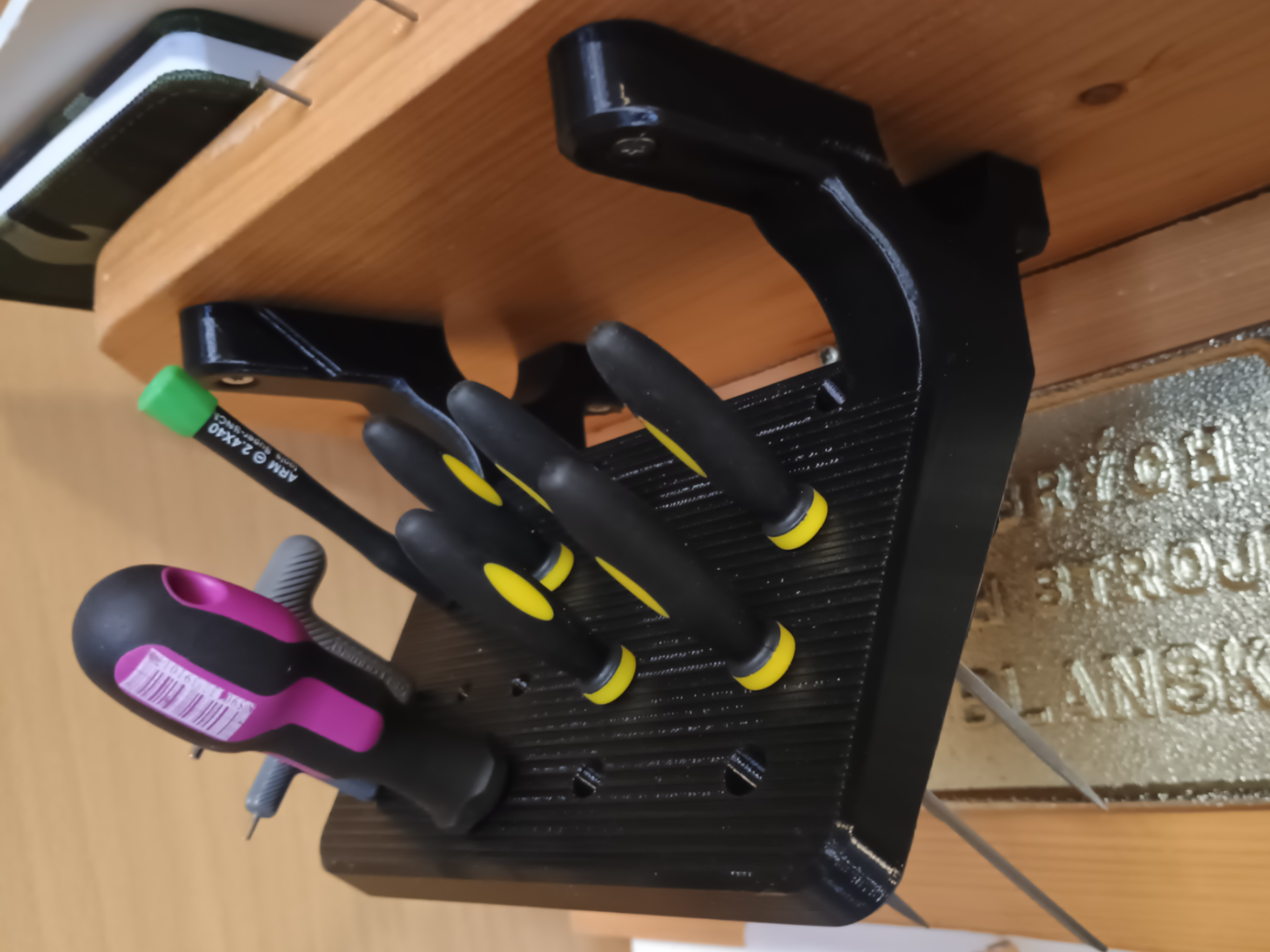 Universal screwdriver holder