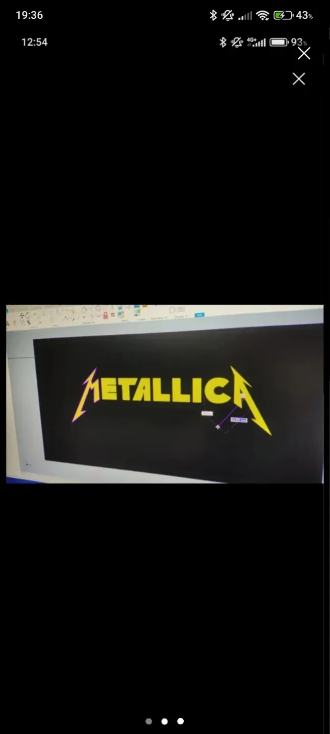 M72 world tour metallica earrings view 2