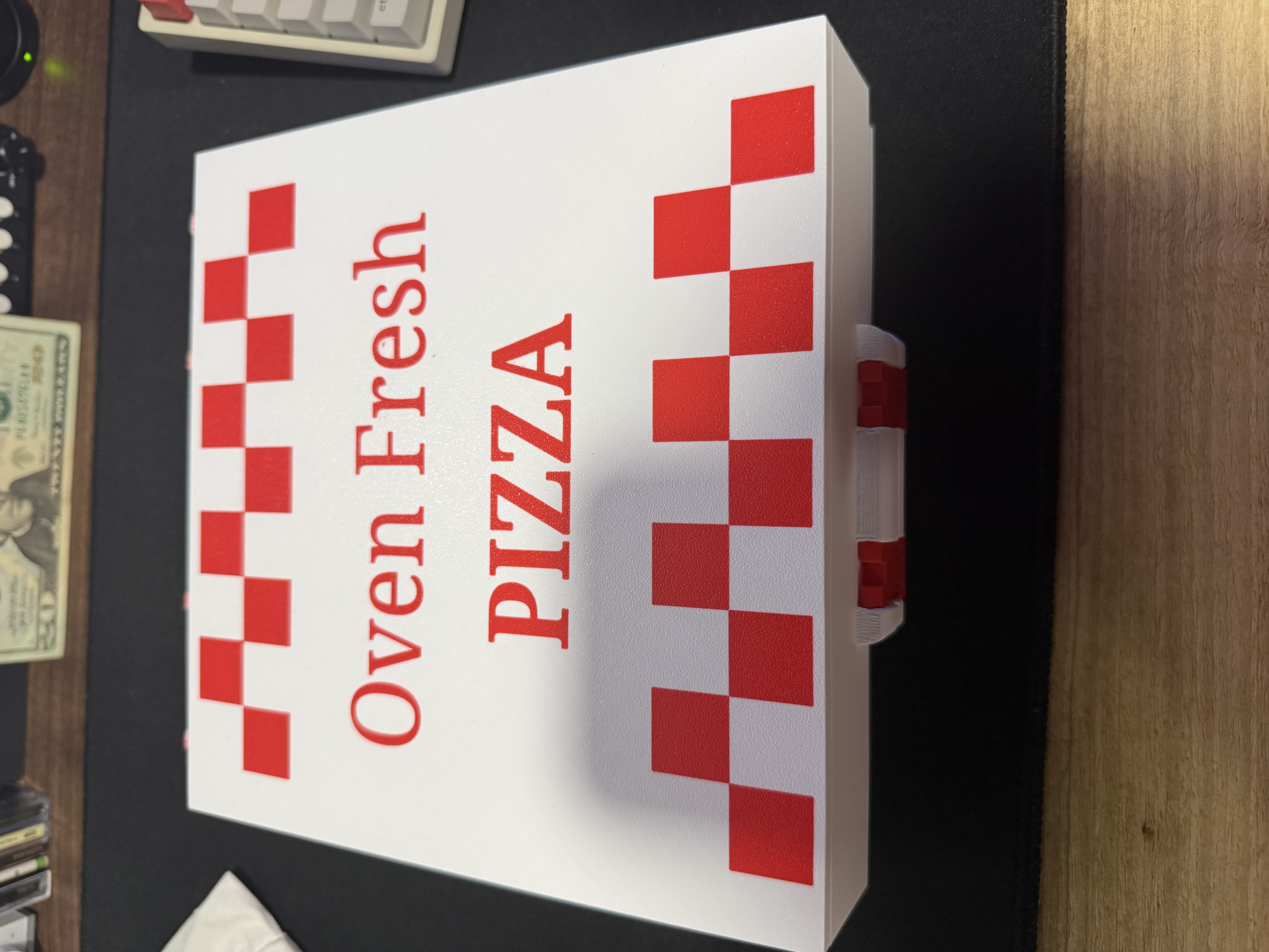 Miniatura 2 do modelo 3D Pizza Box - TCG Deck Box!