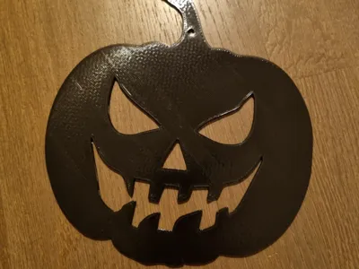 Halloween pumpkin silhouette / stencil