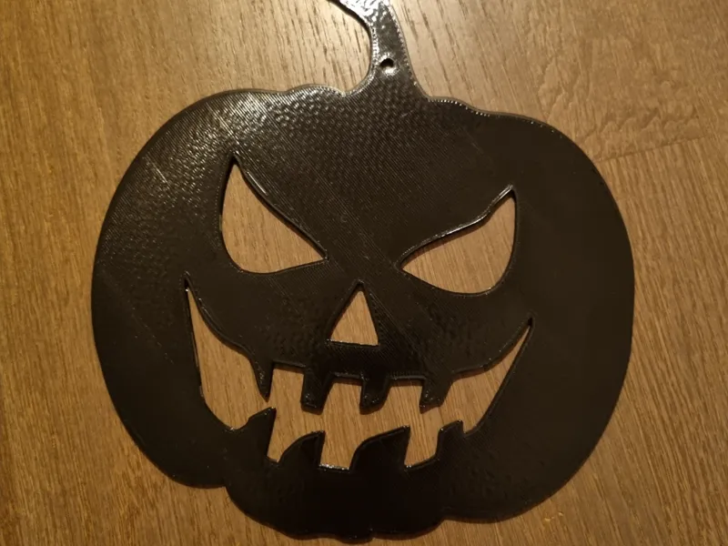 Halloween pumpkin silhouette / stencil