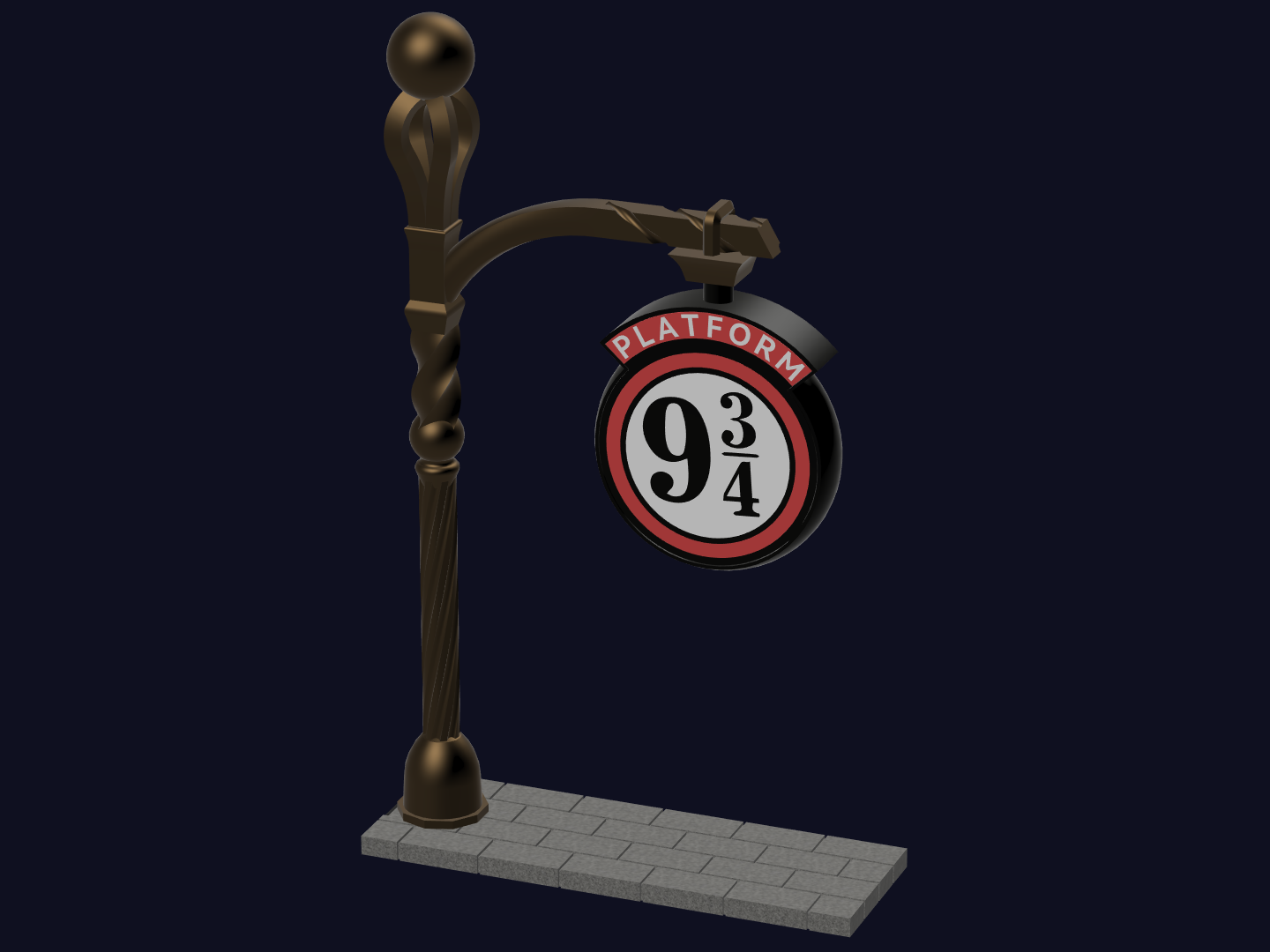 Harry Potter Platform 9¾ LED Lamp USB-C Desk Decor