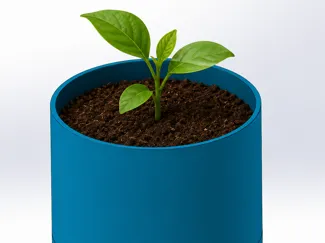 Vase with water holder