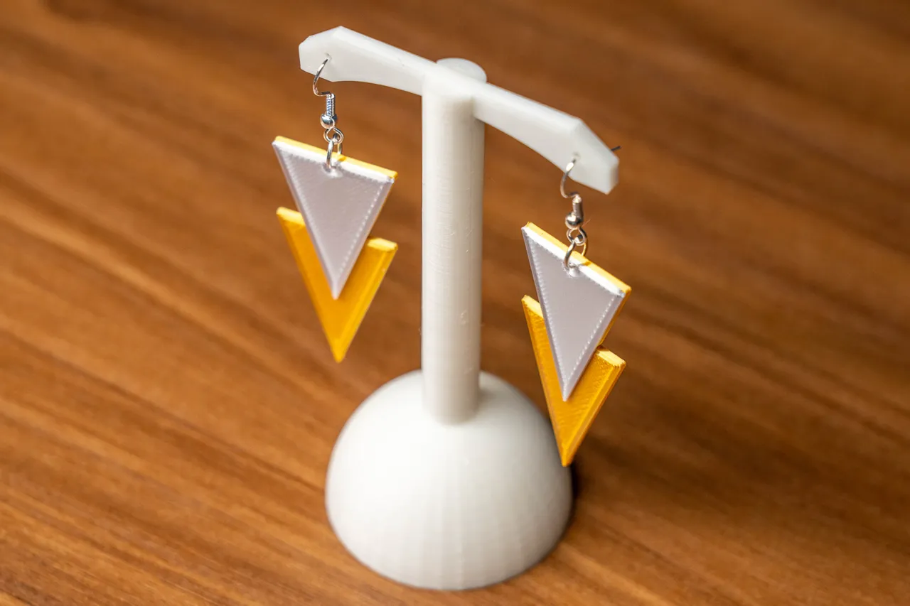 Double Spike Earrings - Two Versions view 2