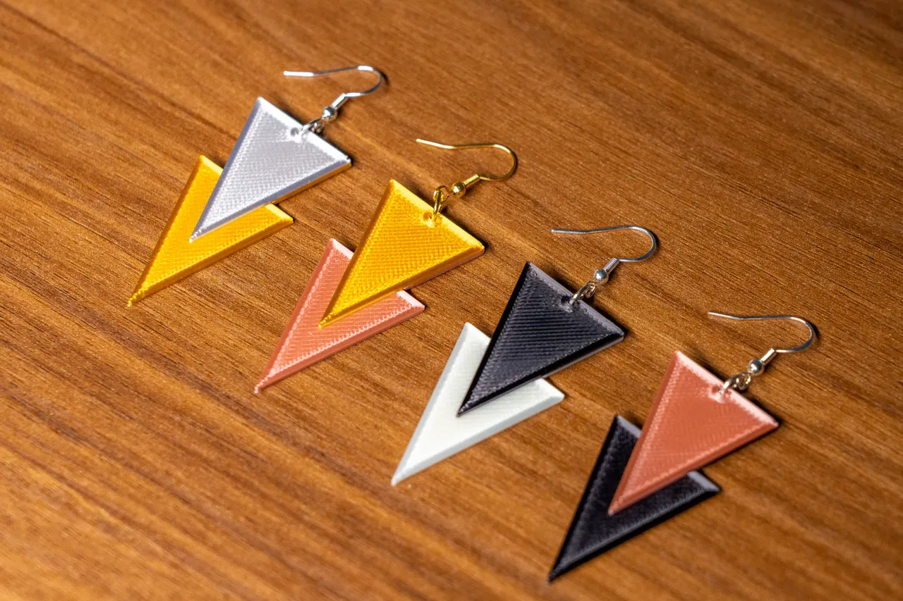 Double Spike Earrings - Two Versions view 4