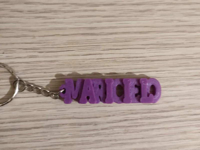 Llavero de nombre Maricielo