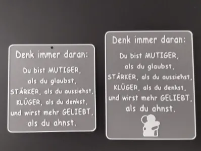 Aufmunterung