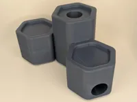 0.2mm layer, 3 walls, 15% infill, support from buildplate