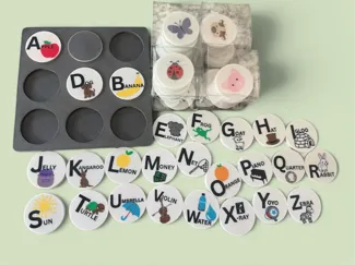 ALPHABET PUZZLE PIECES