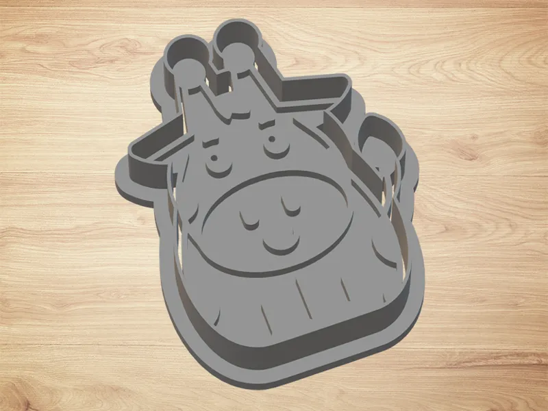 cookie cutter giraffe - cutter and stamp
