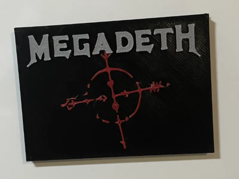 Megadeth fridge magnet